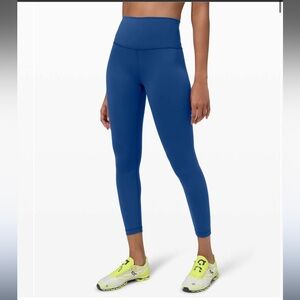 Lululemon Wunder Under Train High-Rise Tight 25” Size 6 Blue